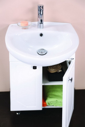 Тумба под раковину Onika Канны 50 Белая МДФ / ЛДСП