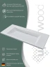 Раковина Uperwood Infinity 100 45383433000 цвет Белый глянцевый