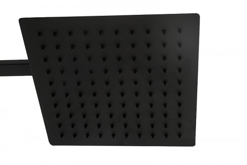 Душевая система BelBagno Luce LUC-VSCM-NERO Черная матовая латунь на стену