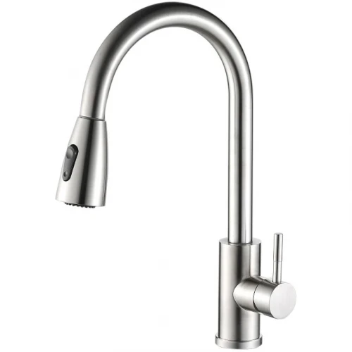 Смеситель для кухни Haiba HB73304-2 Нержавеющая сталь