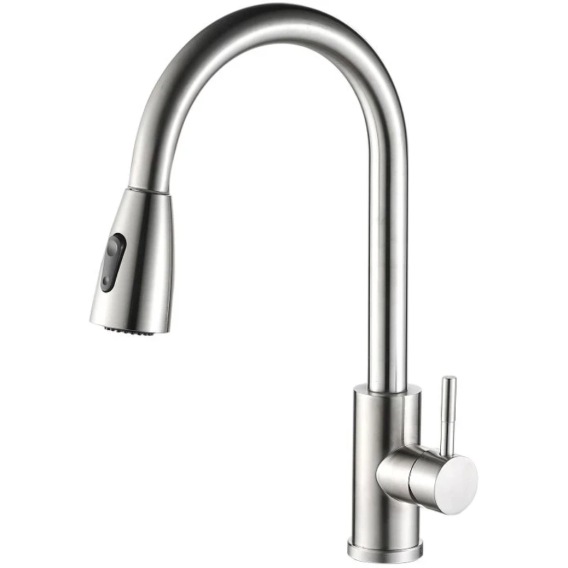 Смеситель для кухни Haiba HB73304-2 Нержавеющая сталь