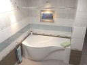 Акриловая ванна Bas Капри 170x95 L В 00015 без гидромассажа