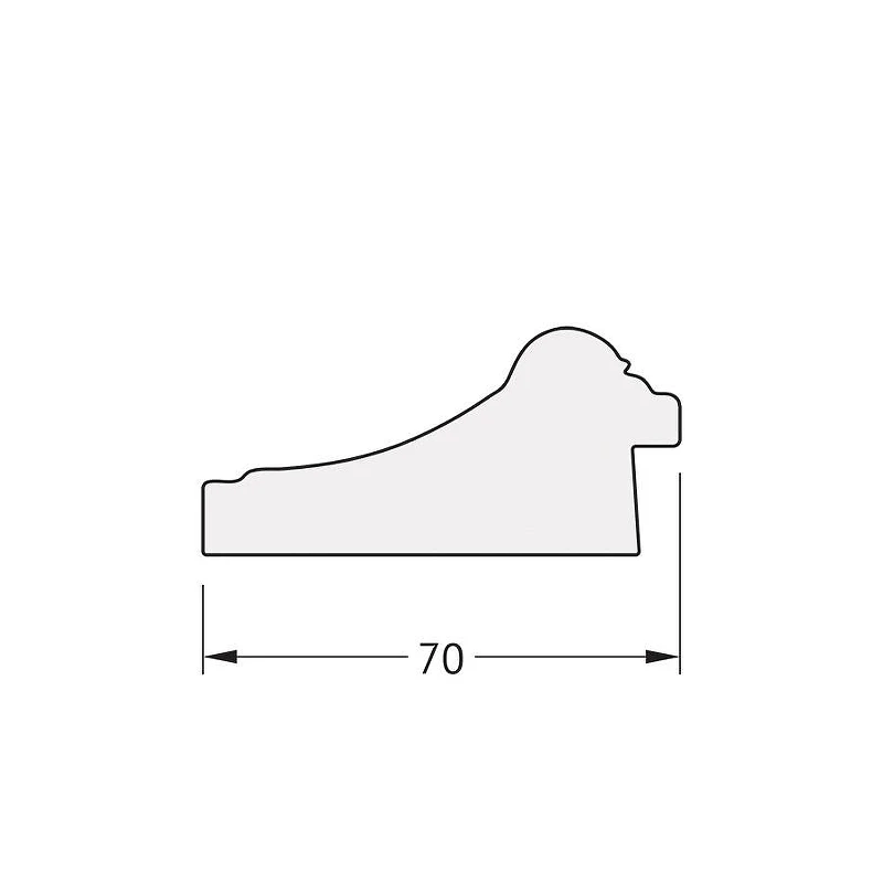 Зеркало Evoform Octagon 68х68 BY 7315 в багетной раме - Состаренное золото с плетением 70