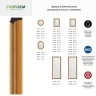 Зеркало Evoform Octagon 68х68 BY 7315 в багетной раме - Состаренное золото с плетением 70