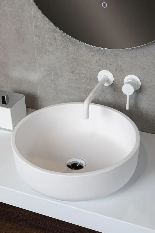 Раковина-чаша Boheme LV204 Corian 41.5 819-W цвет Белый глянцевый