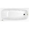 Акриловая ванна Whitecross Layla Slim 170x75 0122.170075.100.LINENANO.GL с гидромассажем