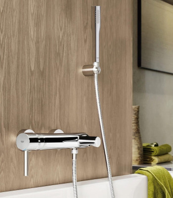 Смеситель для ванны Grohe Essence+ 33624001 Хром латунь на стену