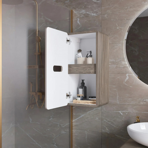 Подвесной шкаф 1MarKa Vortex 35 Ц0000033028 цвет Орех каньон коньяк Латте фактурный