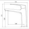 Смеситель для раковины Azario Conda AZ-K1011MG цвет Золото матовое