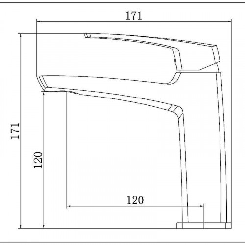 Смеситель для раковины Azario Conda AZ-K1011MG цвет Золото матовое