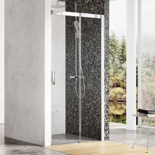 Душевая дверь Ravak 135 R GR0393/01/M профиль Хром стекло прозрачное
