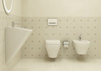 Раковина Bocchi Firenze 60 1082-001-0126 Белая глянцевая фарфор подвесная