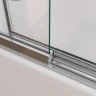 Шторка на ванну Cezares Slider 90 SLIDER-FIX-VF-11-90/150-C-Cr профиль Хром стекло прозрачное