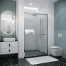 Душевая дверь Grossman Style 120 100.K33.05.120.10.02 профиль Хром стекло шиншилла