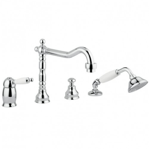 Смеситель на борт ванны Migliore Oxford 19125 Хром латунь