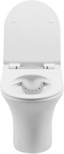 Унитаз Aquanet Roll-W 210766 подвесной с сиденьем Микролифт фаянс подвесной