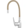 Смеситель для кухни Melodia della vita Ostessa MDV40615Beige Хром Бежевый