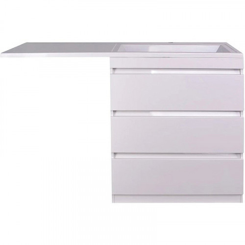 Тумба под раковину Style Line Даллас 150 СС-00002305 Белый глянец МДФ / ЛДСП