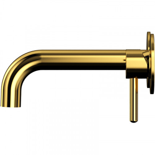 Смеситель для раковины Whitecross Y gold Y1216GL Золото латунь встраиваемый