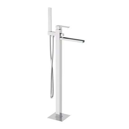 Смеситель для ванны Remer Qubica Cascata QC08 Хром на пол