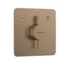 Смеситель для душа Hansgrohe DuoTurn Q 75414140 цвет Шлифованная бронза