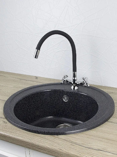 Смеситель для кухни Viko V-2728 Хром Черный