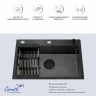 Кухонная мойка Ceruttispa Gloria 60 11258 цвет Графит