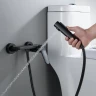 Гигиенический душ со смесителем Shevanik S43H S4305H-1 цвет Черный матовый
