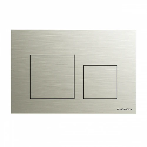 Клавиша смыва Ceramicanova Balance Square CN12-002BN цвет Брашированный никель