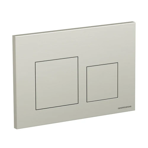 Клавиша смыва Ceramicanova Balance Square CN12-002BN цвет Брашированный никель