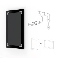 Зеркало Evoform Exclusive 75х55 Черный ардеко стекло