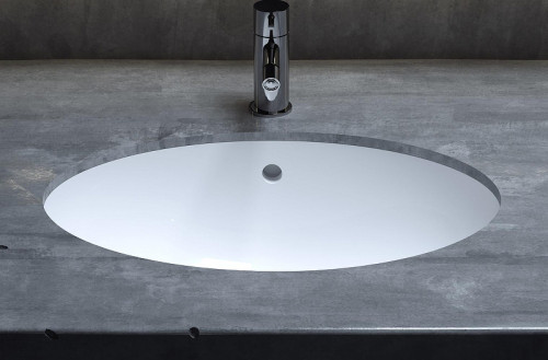 Раковина Salini Callista 56.5 109 1101209M Белая матовая искусственный камень (литьевой мрамор) встраиваемый