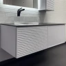 Тумба с раковиной Comforty Геленджик 120 00-00017877 подвесная Белая матовая