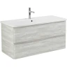 Тумба под раковину BelBagno 105 ALBANO-CER-1050-2C-SO-RVB подвесная Rovere Vintage Bianco МДФ / ЛДСП