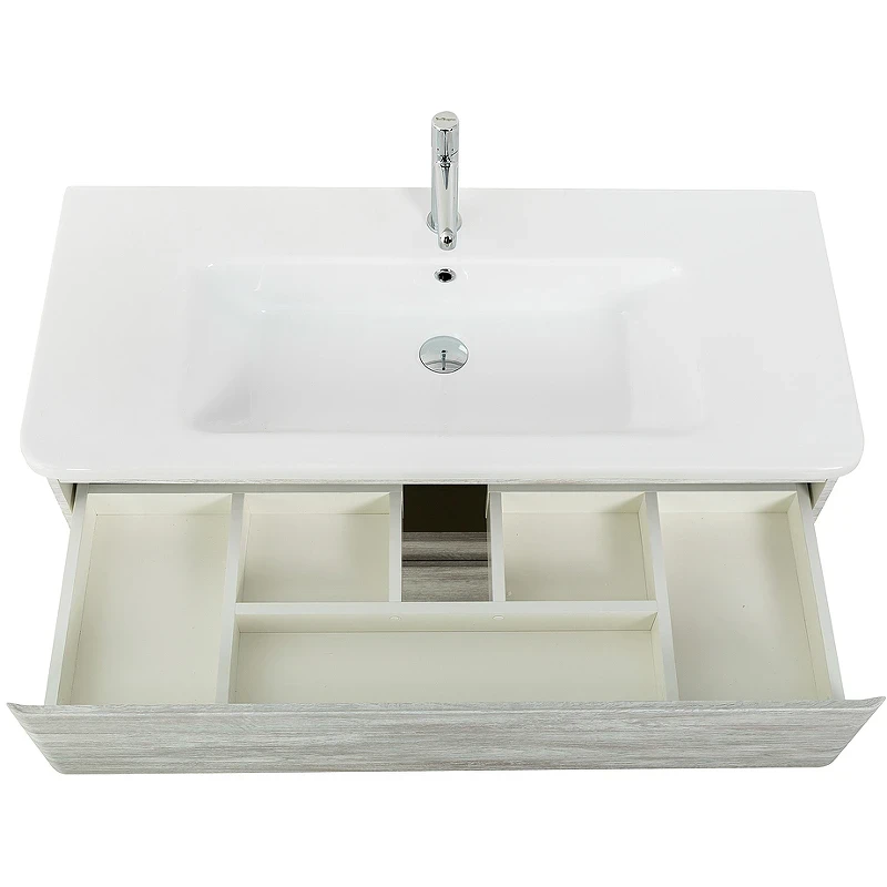Тумба под раковину BelBagno 105 ALBANO-CER-1050-2C-SO-RVB подвесная Rovere Vintage Bianco МДФ / ЛДСП