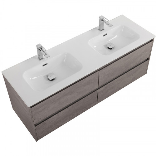 Тумба под раковину BelBagno Kraft 120 KRAFT-1200-4C-SO-2-CG подвесная Cemento Grigio МДФ / ЛДСП