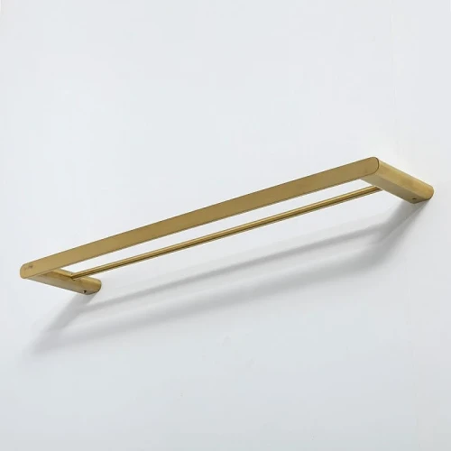 Полотенцедержатель Gappo G30909-3 двойной цвет Золотой сатин