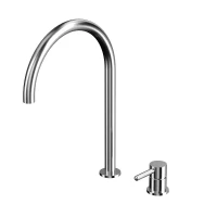 Смеситель для раковины Whitecross Y brushed nickel Y1218NIB цвет Никель брашированный