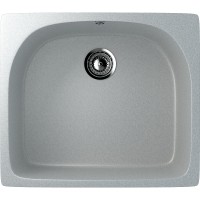 Кухонная мойка Ulgran Classic U-408-310 Серая искусственный камень (литьевой мрамор) встраиваемый