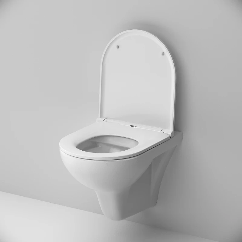 Комплект унитаза с инсталляцией AM.PM Gem FlashClean IS47038.901700 с сиденьем Микролифт и Черной матовой клавишей смыва