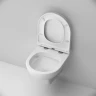 Комплект унитаза с инсталляцией AM.PM Gem FlashClean IS47038.901700 с сиденьем Микролифт и Черной матовой клавишей смыва