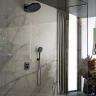 Душевая система Vincea Inspire VSFW-3I21MT3MB с термостатом Черная матовая латунь встраиваемый