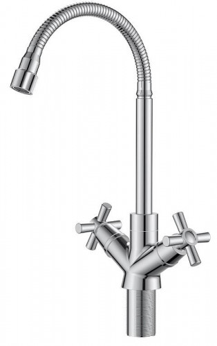 Смеситель для кухни Voda Dive DV519flex цвет Хром