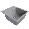 Кухонная мойка Mixline Комфорт ML-GM28 45 552097 цвет Темно-серый