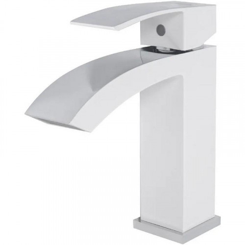 Комплект смесителей Hansberge Cubito H7077W Белый Хром