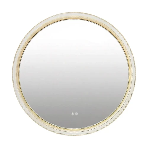 Зеркало Azario Грей 80 АZ-LED010425 с подсветкой цвет Золото матовое с сенсорным выключателем