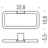 Кольцо для полотенец Colombo Design Mini B4031.OM Золото матовое