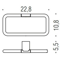 Кольцо для полотенец Colombo Design Mini B4031.OM Золото матовое