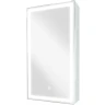 Зеркальный шкаф Континент Allure LED 35 L МВК055 с подсветкой Белый МДФ / ЛДСП, стекло