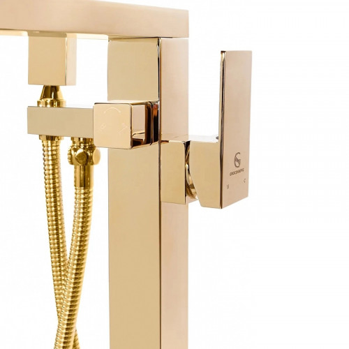 Смеситель для ванны Grocenberg GB800GO Золото